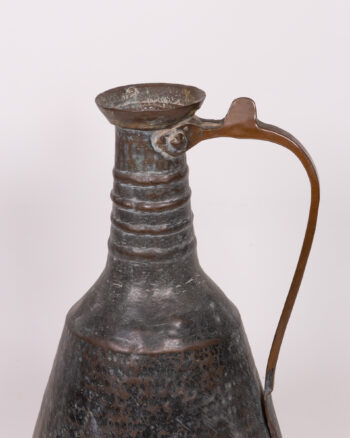 Vintage Hand Hammered Copper Jug with Handle