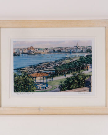 Framed Art Print “The Old Bandstand” Bangor 1960s