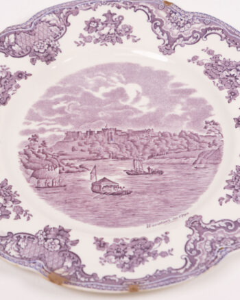 Antique Johnson Bros Ceramic Plate Windsor in 1792