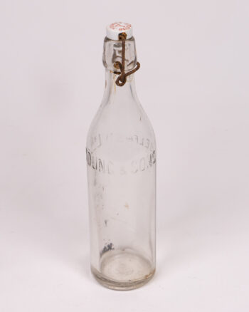 Vintage Young’s Belfast Glass Bottle with Stopper