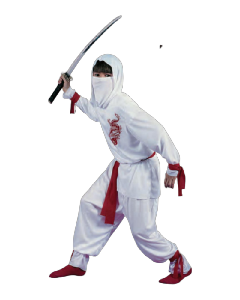 White Ninja Child Costume (S)
