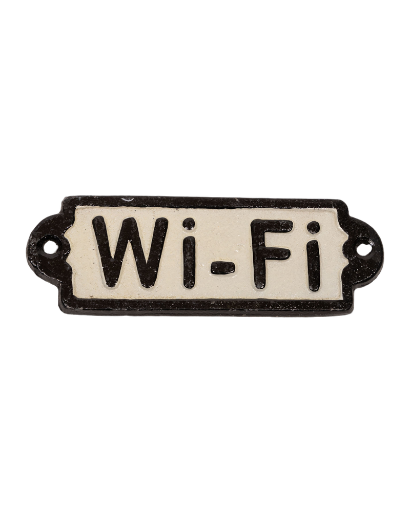Cast Iron WiFi Sign