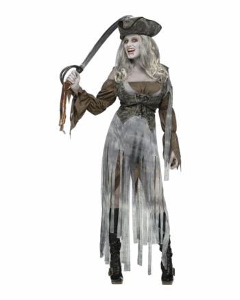 Zombie Pirate Adult Costume (S-M)