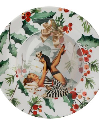 Holly Bone China Plate