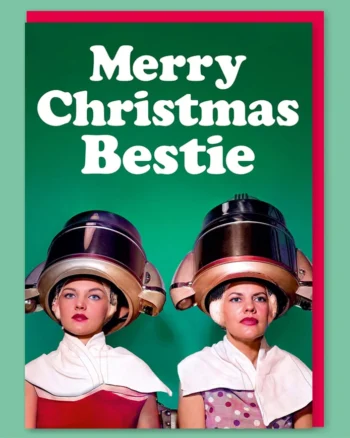 Merry Christmas Bestie Greeting Card