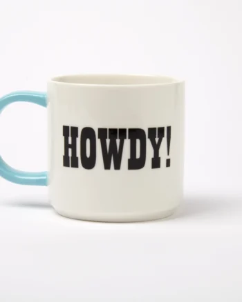 Alternative view of Peanuts Howdy! Ceramic Mug