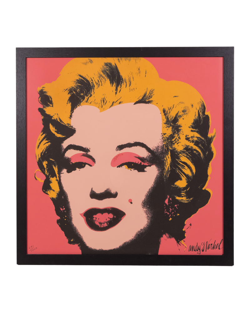 Andy Warhol ‘Marilyn Monroe’ Framed Lithograph Print – #641/2400