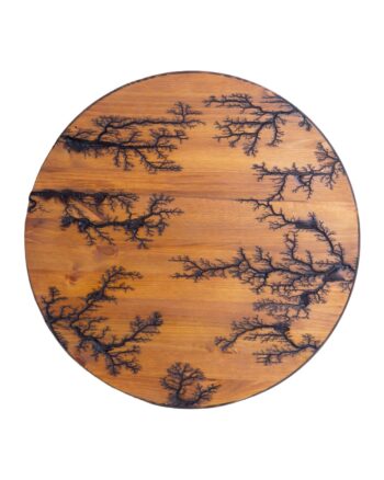 ‘Circle Fractal Wooden Board’ By The Lightning Shack
