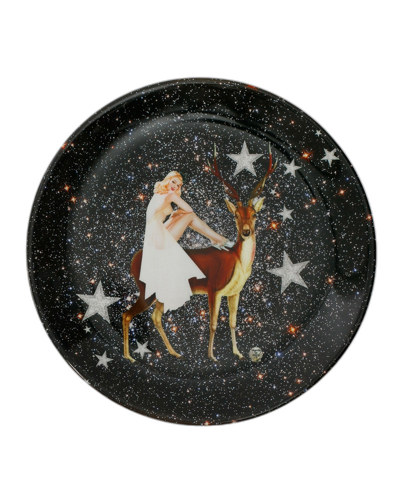 Festive Celeste Bone China Plate