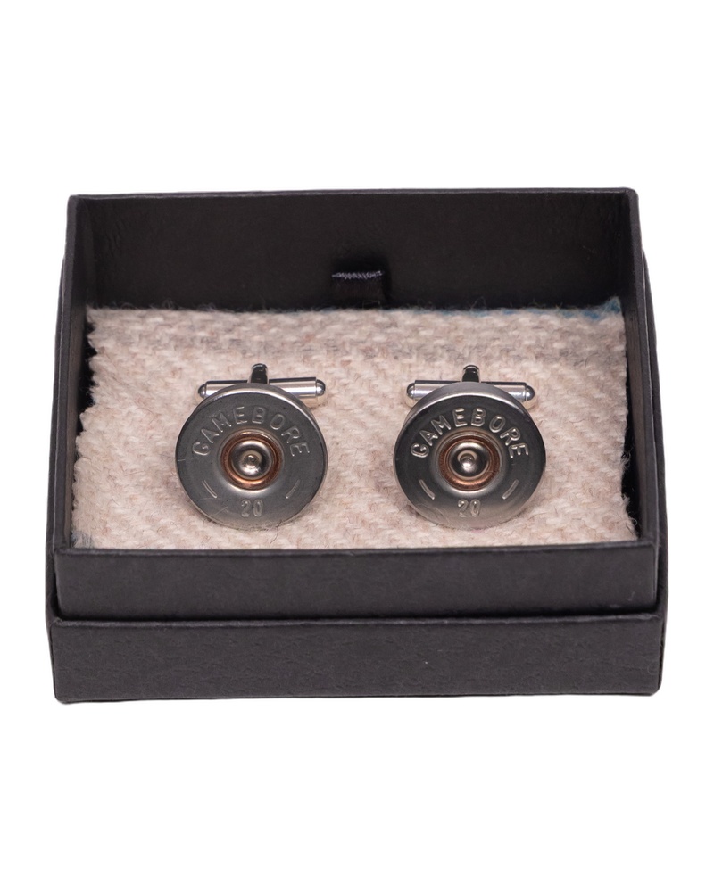 Fine Feathers Gamebore Cartridge Cufflinks