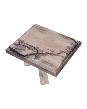 ‘Fractal Wooden Mini Side Table’ by The Lightning Shack