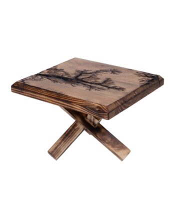 ‘Fractal Wooden Mini Side Table’ by The Lightning Shack