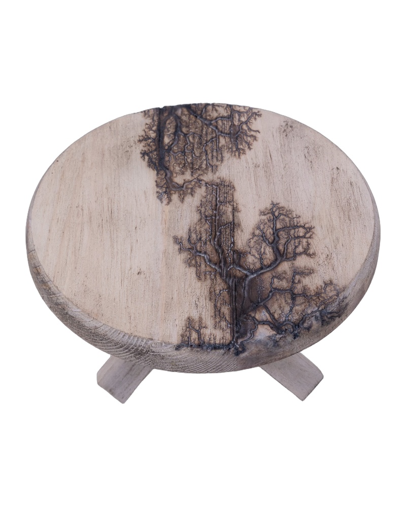 ‘Fractal Wooden Mini Side Table’ by The Lightning Shack