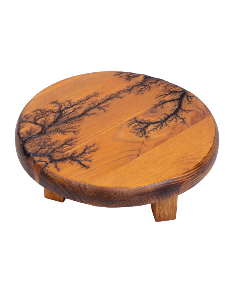 ‘Fractal Wooden Mini Side Table’ by The Lightning Shack