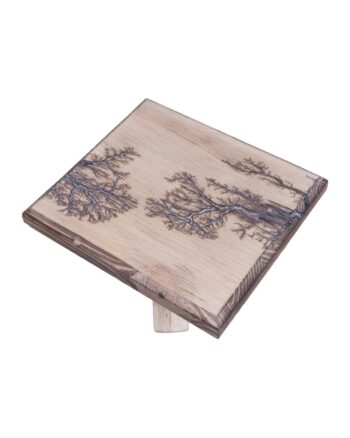 ‘Fractal Wooden Mini Side Table’ by The Lightning Shack