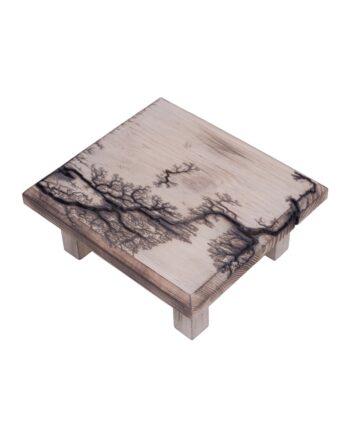 ‘Fractal Wooden Mini Side Table’ by The Lightning Shack