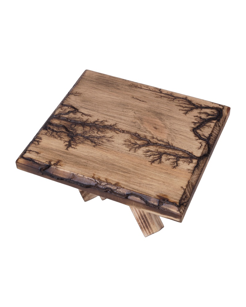 ‘Fractal Wooden Mini Side Table’ by The Lightning Shack