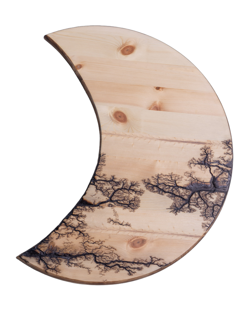 ‘Fractal Wooden Moon’ by The Lightning Shack