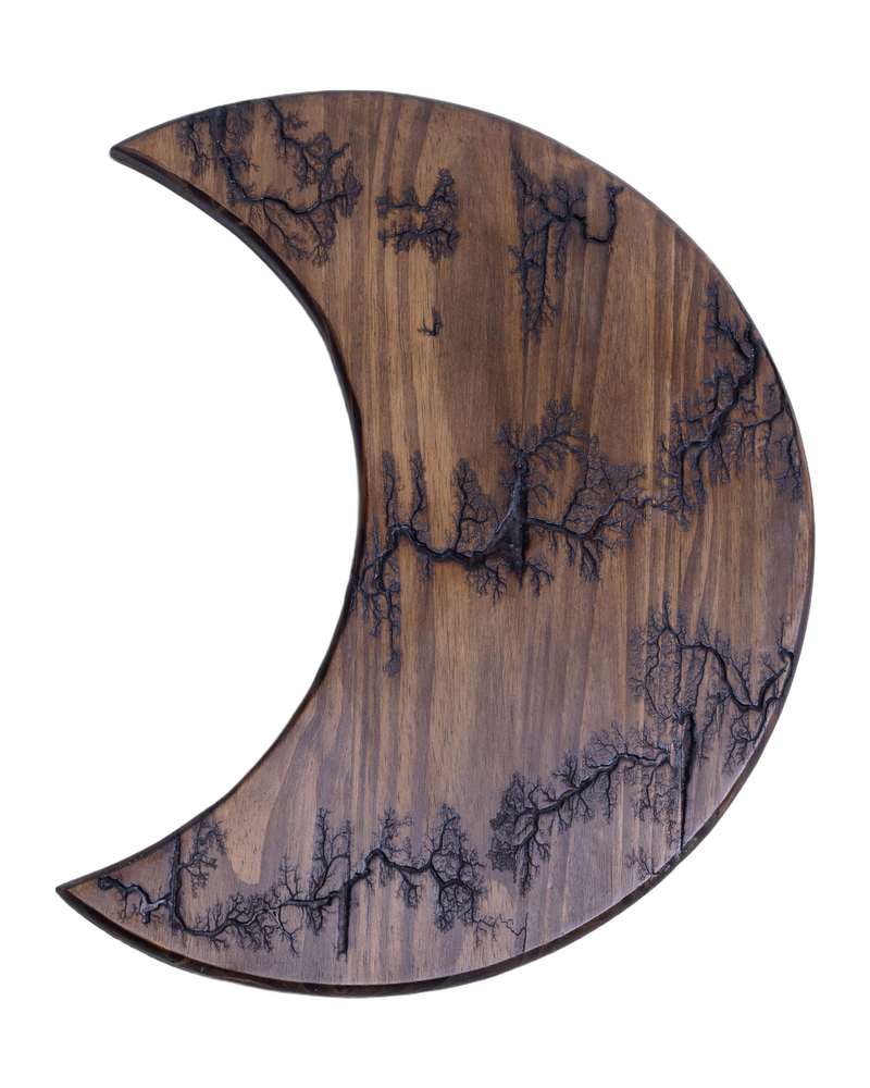 ‘Fractal Wooden Moon’ By The Lightning Shack