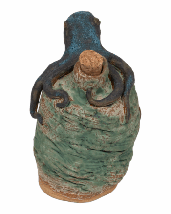 Handmade Ceramic Octopus Bottle by Emilie in Belfast
