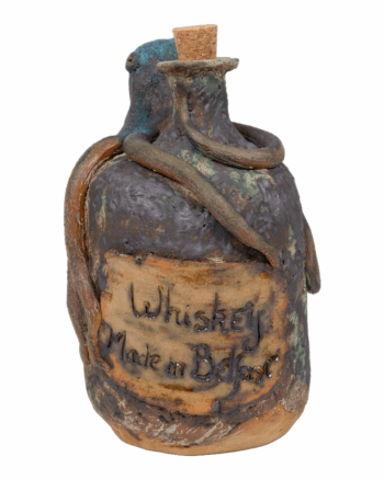 Handmade Ceramic Octopus Whiskey Bottle ‘Made in Belfast’ by Emilie in Belfast