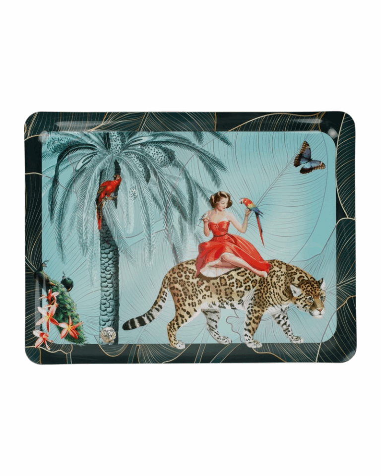 Mary Large Tray - Turquoise