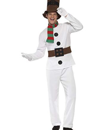 Novelty Snowman Costume with Hat and Scarf