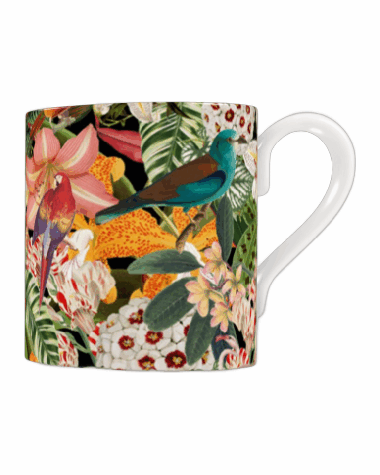 Tropical Bomb Bone China Coffee Cup