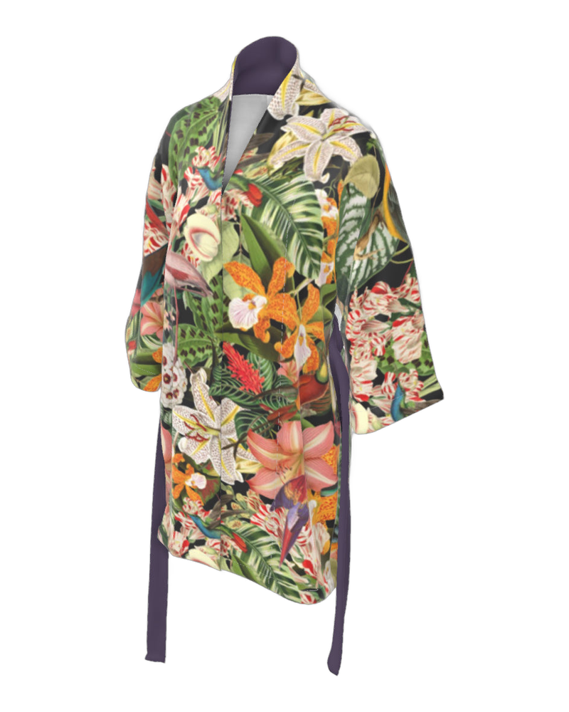 Tropical Bomb Silk Kimono (Large)