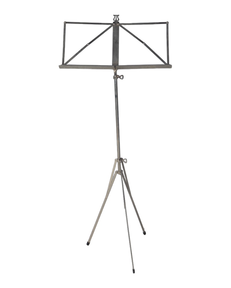 Vintage K & M Steel Music Stand with Adjustable Height and Tilt