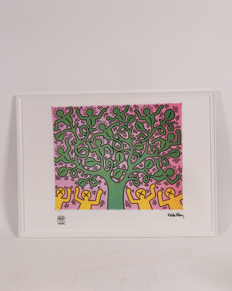 Keith Haring 'The Keith Haring Show' Skira Framed Print
