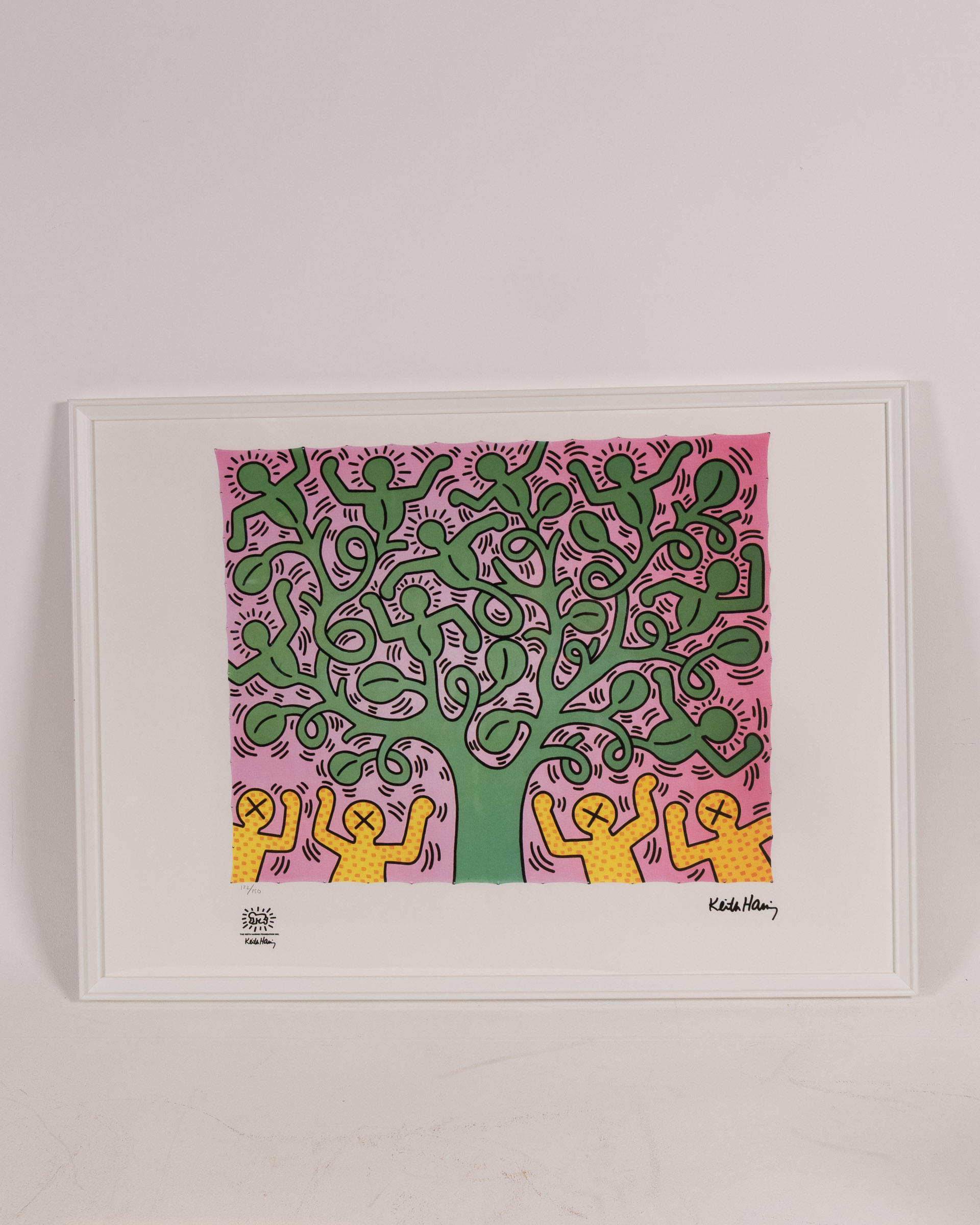 Keith Haring ‘The Keith Haring Show’ Skira Framed Print