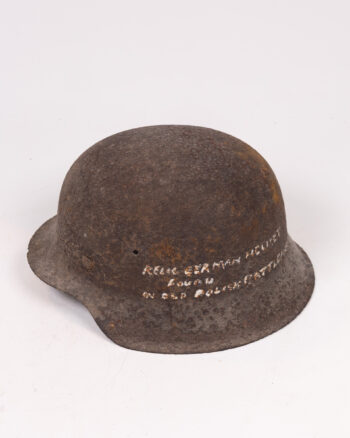 Vintage Steel German Helmet WWII Relic Battlefield Find