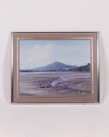 Framed Landscape Print with Silver Frame