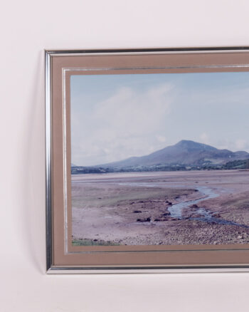 Framed Landscape Print with Silver Frame