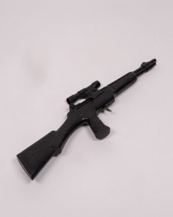 Black Plastic Toy Rifle with Scope