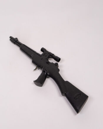 Black Plastic Toy Rifle with Scope