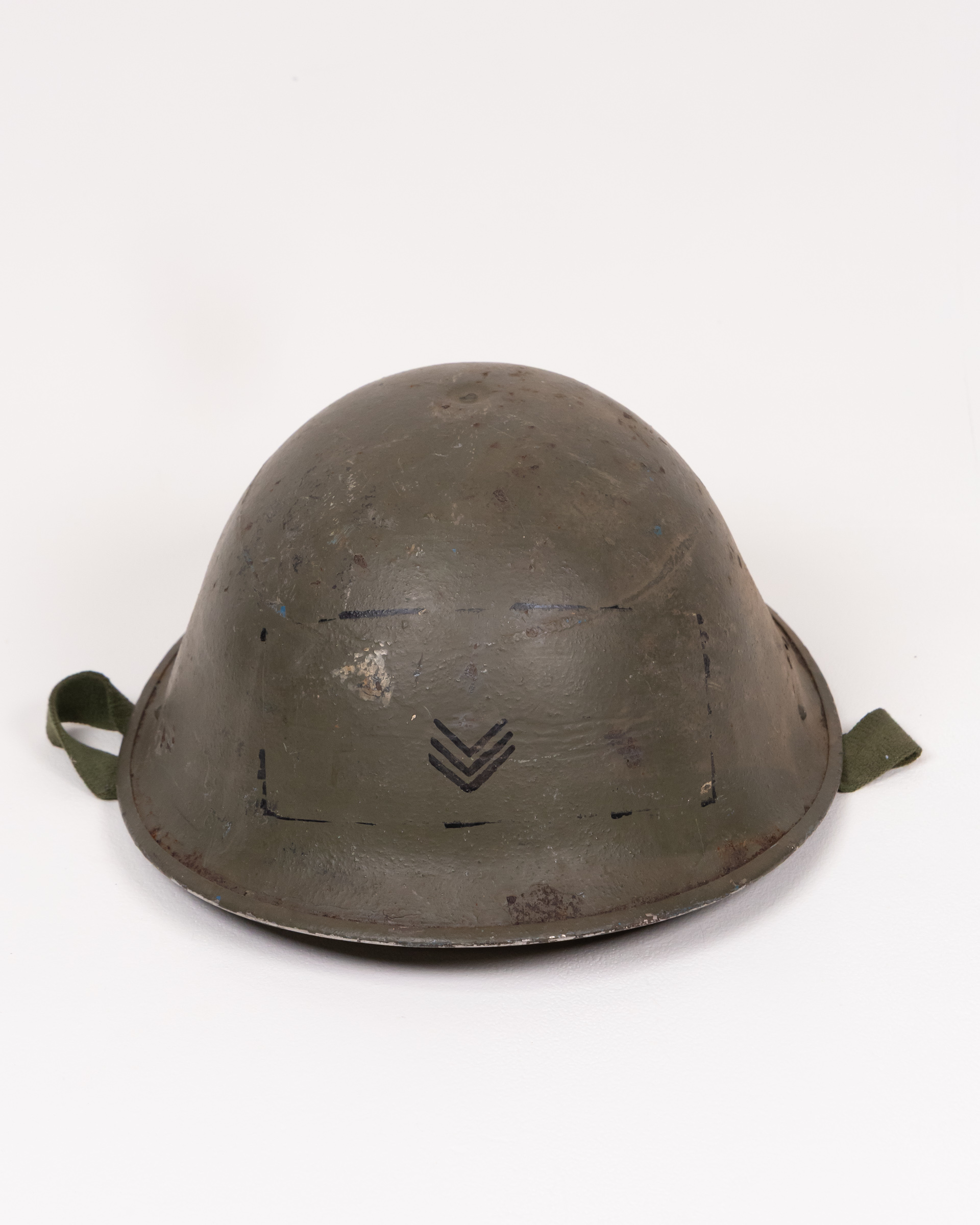 Vintage Metal Ladle with Riveted Support