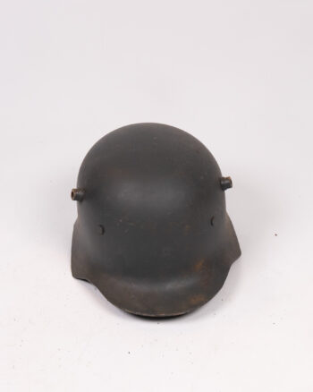 Alternative view of ReproductionGerman M35 Steel Helmet with Leather Chinstrap
