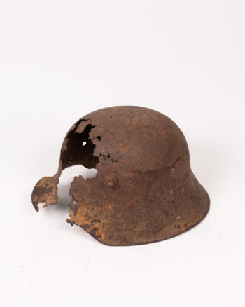 WWI Relic Steel Stahlhelm Helmet with Damage