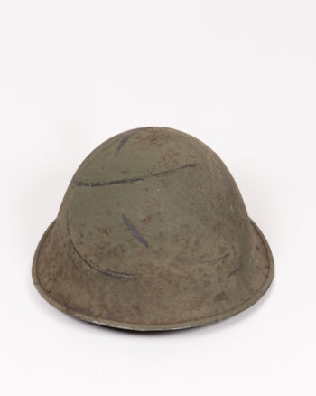 WWII British Military Helmet Turtle MK3 with Green Finish