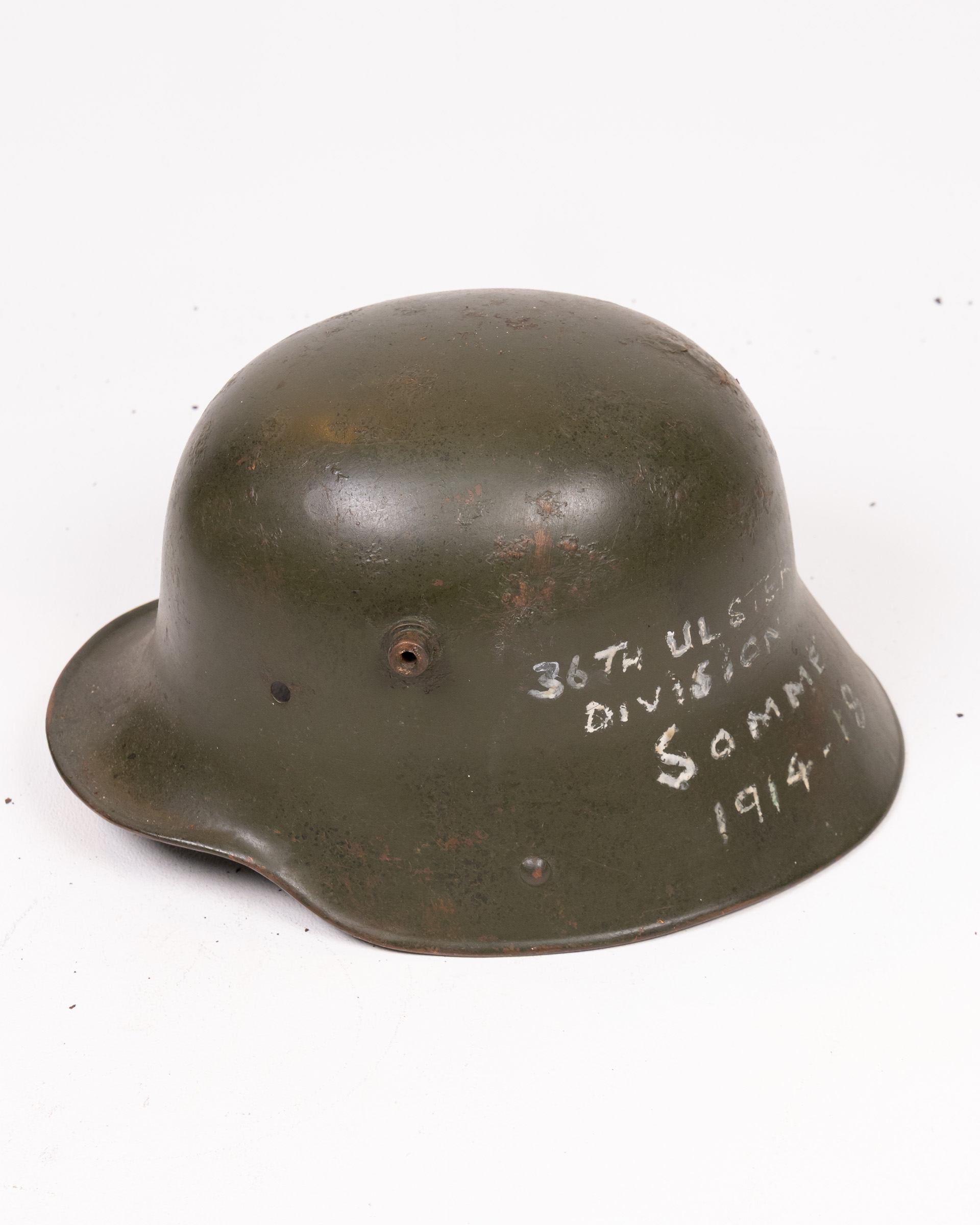 WW1 German Stahlhelm M16 Steel Helmet with Somme Markings