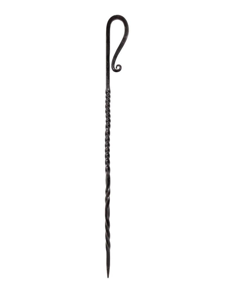 Wrought Iron Fire Poker with Twisted Shaft