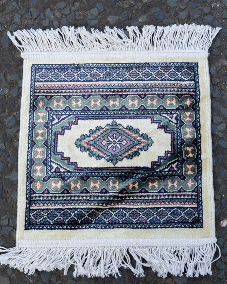 Oriental Wool Rug with Fringes - ZZ29
