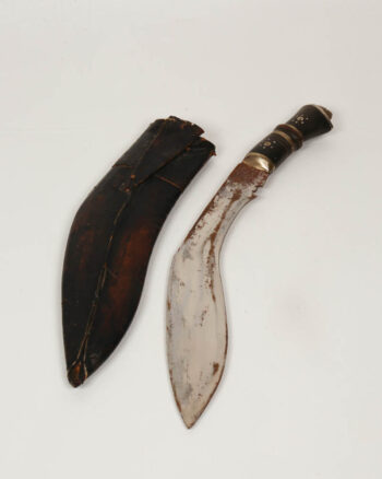 Vintage Kukri Knife with Leather Sheath