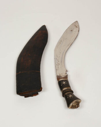 Vintage Kukri Knife with Leather Sheath