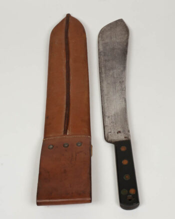 Vintage Military Submachine Gun with Canvas Sling