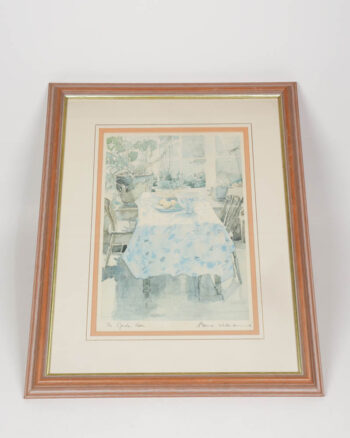 Vintage Annie Williams Framed Garden Room Print