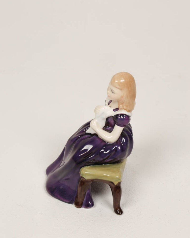 Royal Doulton 'Affection' Porcelain Figurine with Seat HN2236