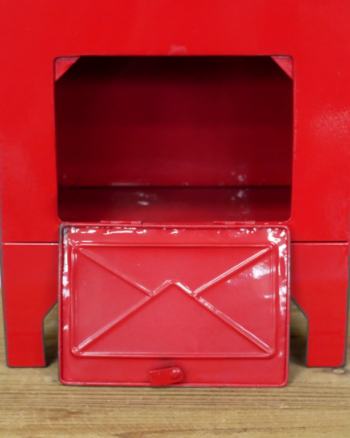 Red Metal ‘North Pole Delivery’ Santa Mailbox